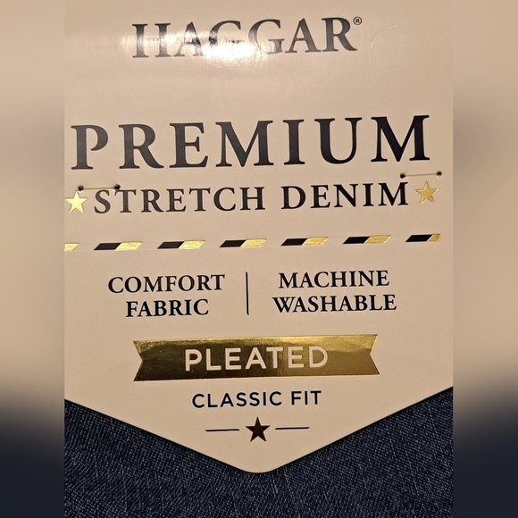 NWT Haggar Men's Denim Jeans       Size 40/29 - Picture 4 of 6